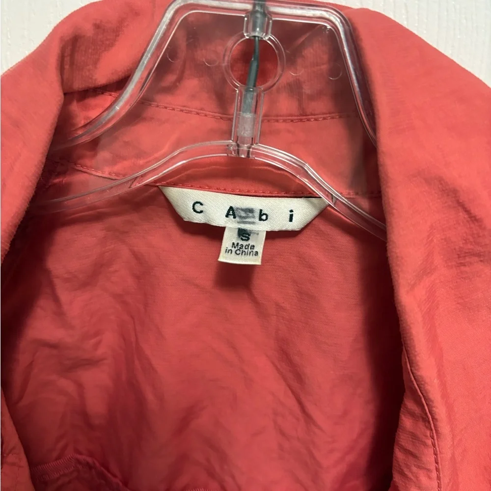 CAbi Red Utility Jacket Lightweight Casual Style - Picture 5 of 6